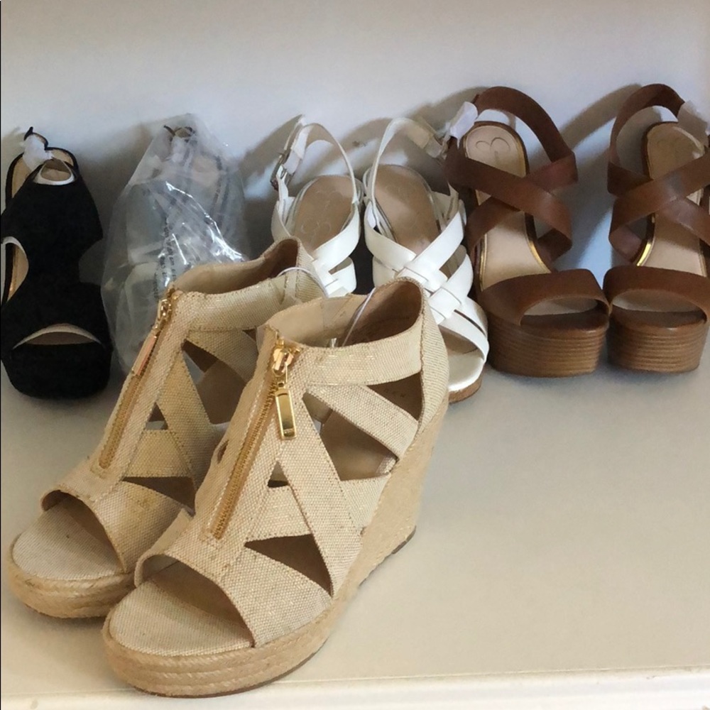 Four pairs of shoes